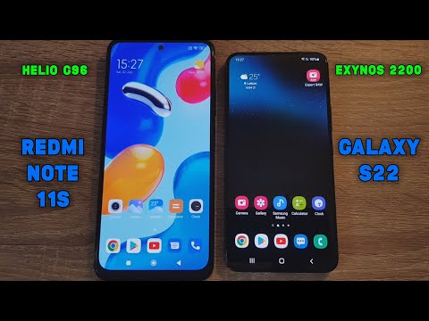 Xiaomi Redmi Note 11S (Helio G96) vs Samsung Galaxy S22 (Exynos 2200) - Speed Test