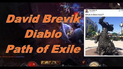 David Brevik, Diablo rumors , Path of Exile PoE confirmed