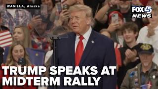 LIVE: Trump speaks at midterm rally in Alaska