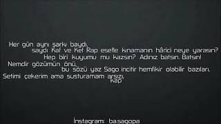 Sagopa Kajmer - Trakonya Full Lyrics Resimi