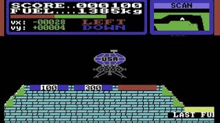 C64 Game: Lunar Lander (Klaus Kunze)