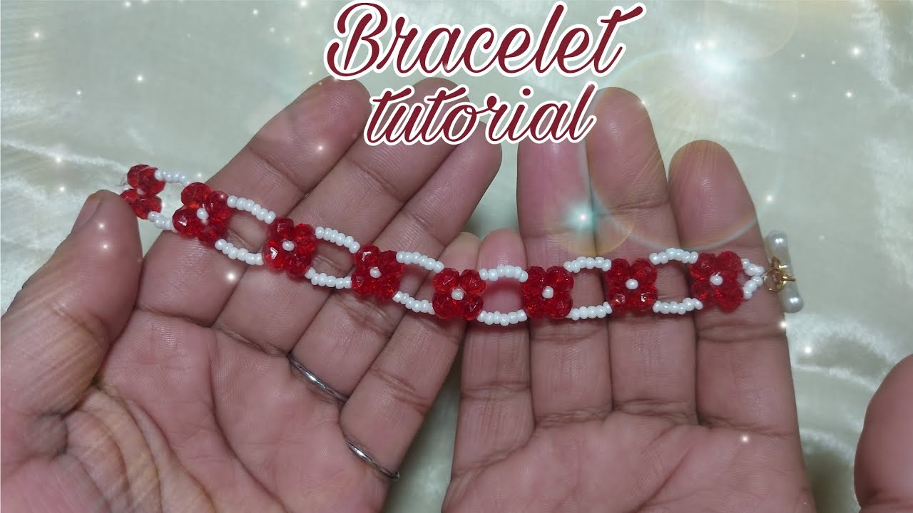 Beautiful Crystal Bracelet Making 💖 Easy Jewellery Making at Home 