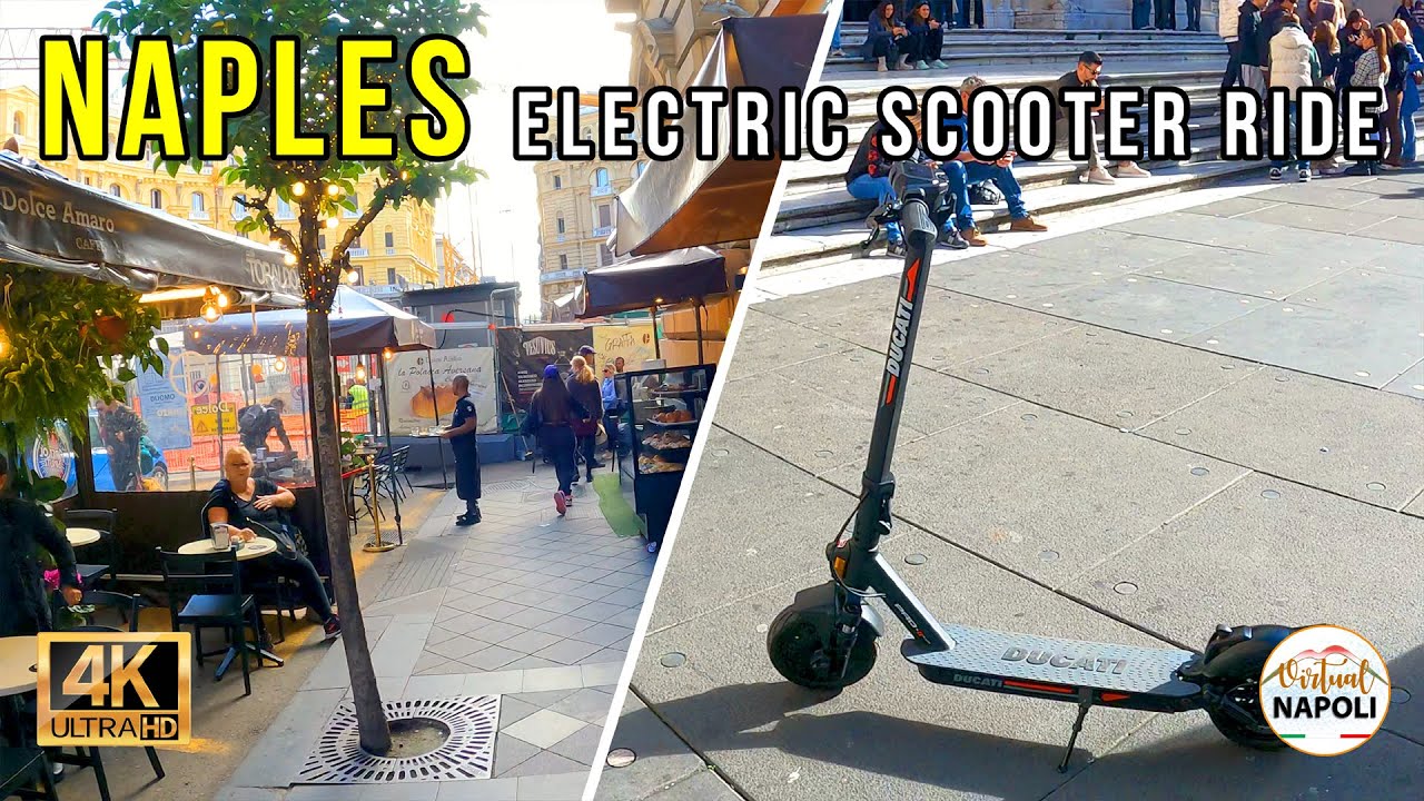 Naples Electric Scooter Ride (Monopattino) Ducati pro 2 evo Via dei