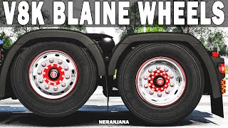 V8K Blaine Wheels Pack Reworked | ETS2 Mods v1.40