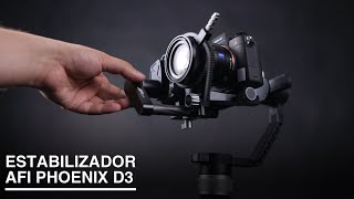 Estabilizador Gimbal Draco Broadcast PhoeniX D3 para Câmeras DSLR e Mirrorless