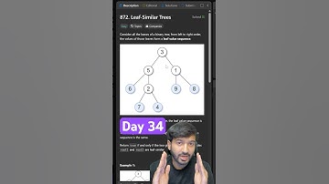 Leetcode 75 - Day 34 - Leaf-Similar Trees | Solution & Explanation 🚀