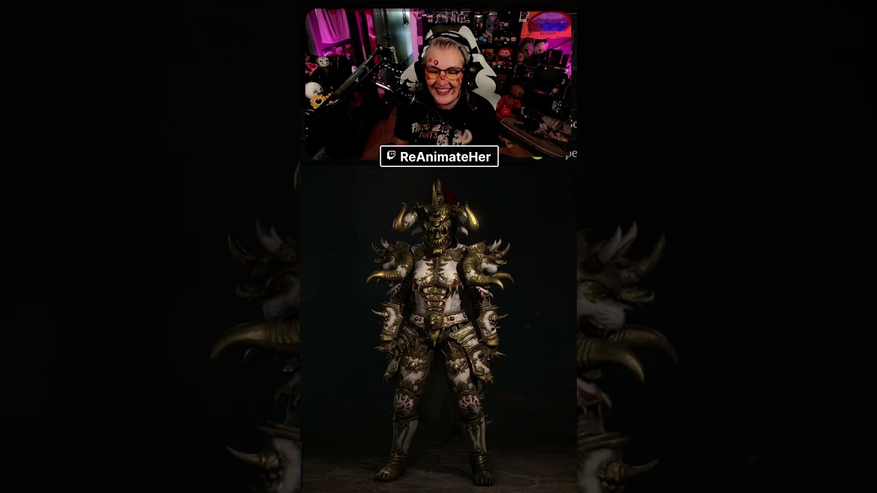 This Barbarian skin is WILD! #DiabloPartner