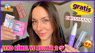 LYKD RİMELLERİ VE RUJLARI 2 💖 | GOLDEN ROSE TINTED LIPBALM VE  ISANA KATI DEODORANTI DENEDİM! 😱