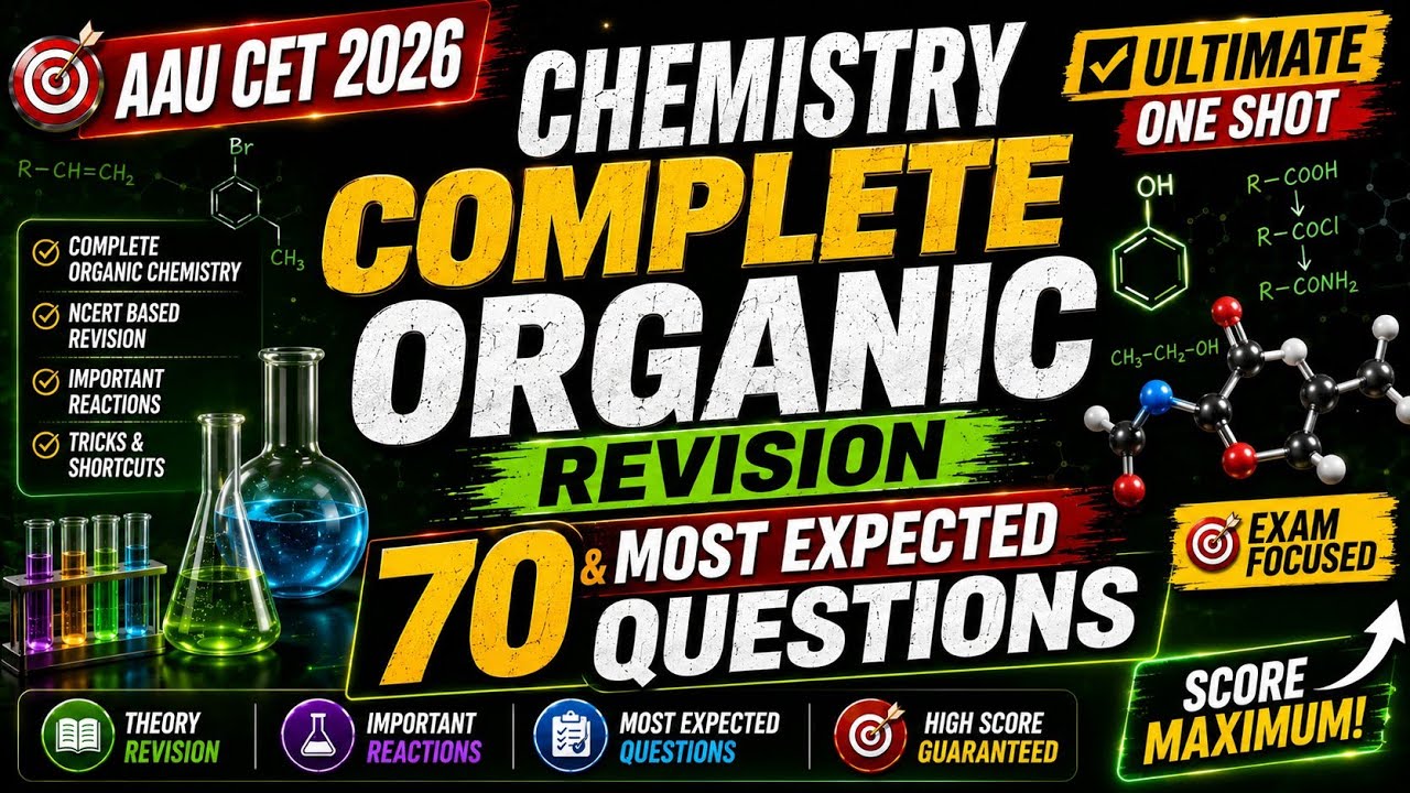 Organic Chemistry Fundamentals for AAU CET 2026