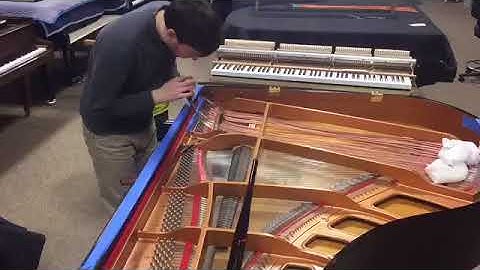 Piano Solutions Service - Replacing Bass Strings