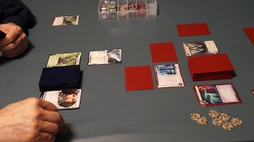 Playing a couple of Rounds of Netrunner The Card Game
