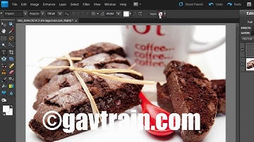How to add a watermark in Photoshop Elements