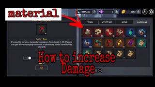 Stickman Master Premium -Shadow Fight [ How to use items] How to use Material|How to increase damage screenshot 4