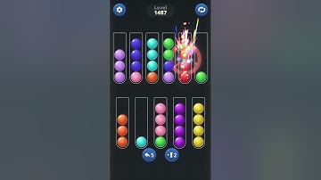 Ball Sort by Infinite Joy: Levels 1486, 1487, 1488