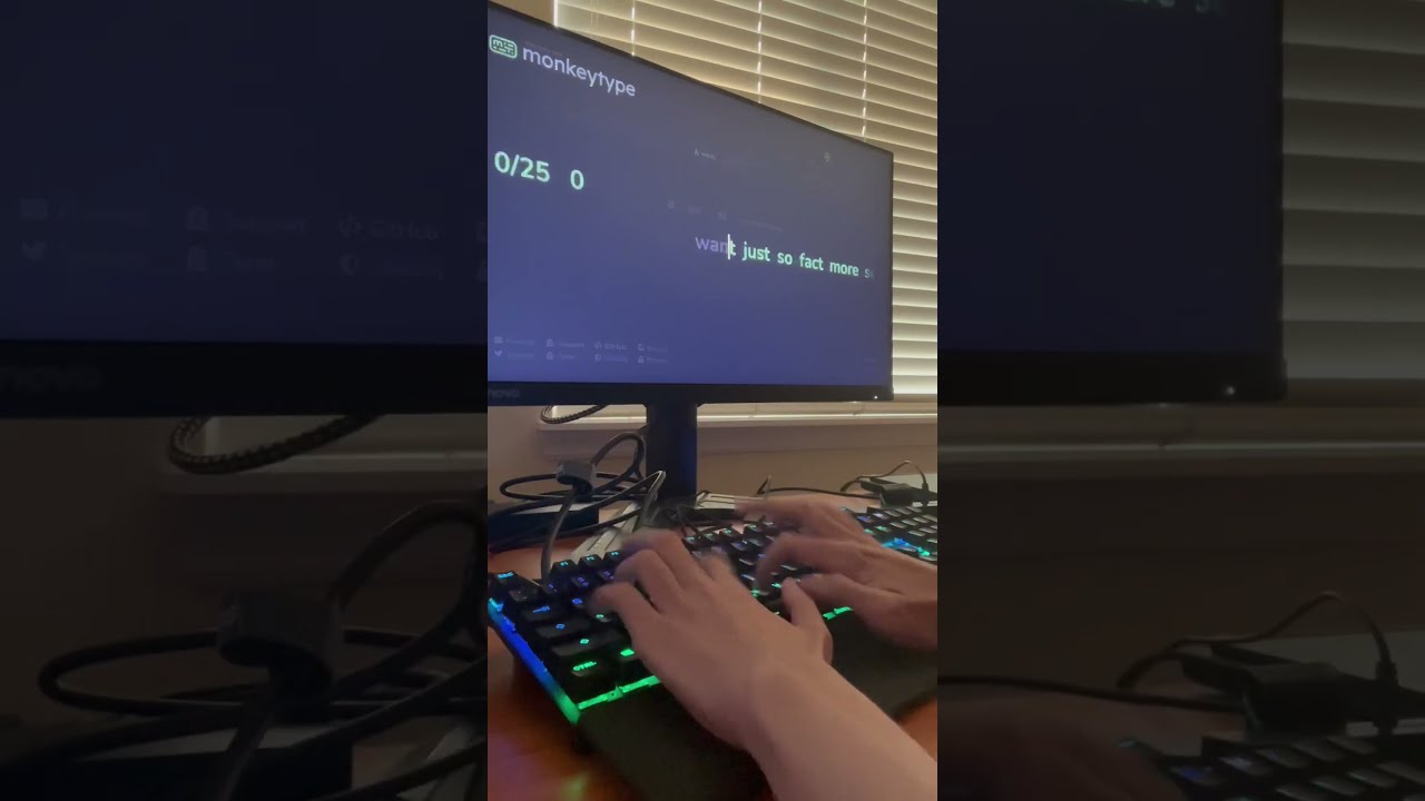 Can You Read This Fast 300 WPM Monkeytype Speedtyping Typing Keyboard Asmr