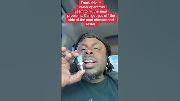 How to change engine coolant temperature sensor #lifeofatrucker #truckingjobs