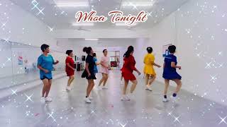 8️⃣0️⃣WHOA TONIGHT Linedance |Dance by V dance group