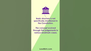 Doctrine of Basic Structure - Simple Explanation #lawstudents #lawschool #laws #legalterms