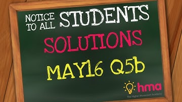 CSEC Additional Mathematics May 2016 Qu 5b