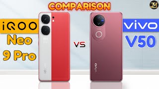 Vivo V50 vs iQOO Neo 9 Pro : Which Phone is Best❓😲