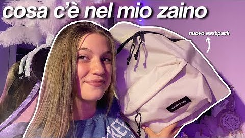 COSA C￼’E NELLO ZAINO💜 *per questo nuovo anno scolastico* || SZ