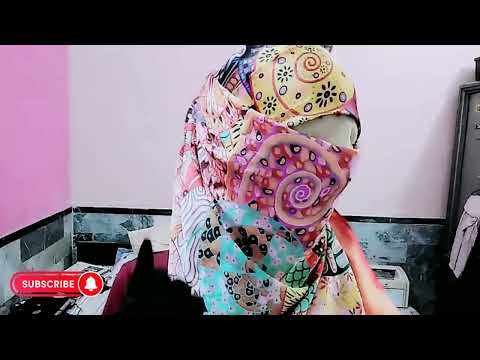 Blindfolded hijab tutorial || Full tight cover face || Tight face cover