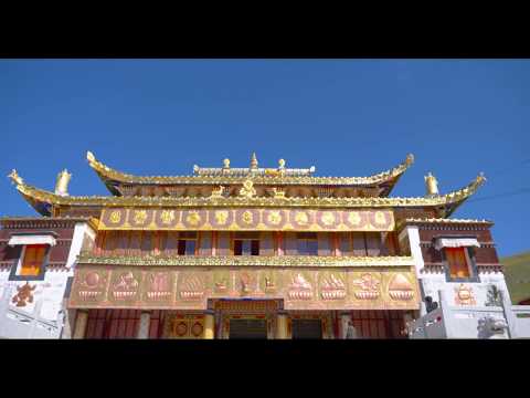 中國青海 阿柔大寺 | Tibetan Buddhist monastery Arou Da Temple in Qinghai China.