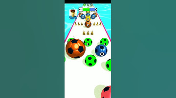 🔠AZ Run - 2048 ABC Runner (Level-60) Relaxing ASMR Puzzle Ball Runner Game #shorts