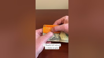 Two ways to tell USA currency apart when Blind or visually Impaired #blind #tools #independence