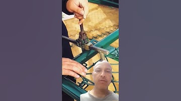 fence network assembly process | new idea #tools #machine #technical #fence #fencing