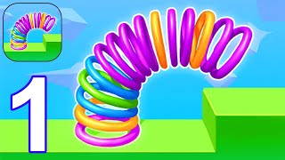 Slinky Run - Gameplay Part 1 All Levels 1-10 (Android, iOS) #1 screenshot 1