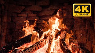 The Most Beautiful Relaxing Fireplace 4K Uhd 🔥 Crackling Fire Sound Anti-Stress, Relax & Meditation.