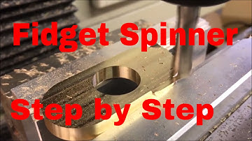 Machining a Fidget Spinner - Step By Step - CAD/CAM/Machining