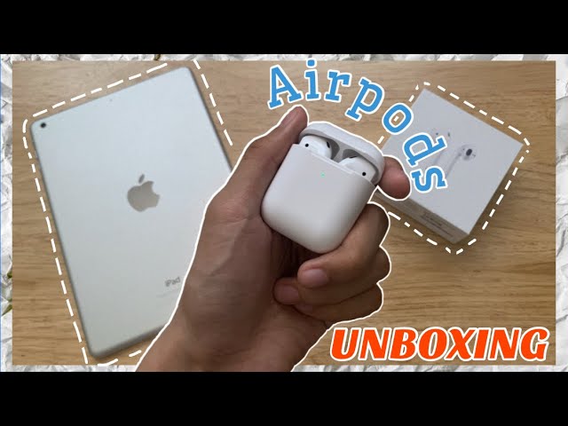 UNBOXING APPLE AIRPODS 2ND GENERATION | AESTHETIC UNBOXING | Kort Gatus class=