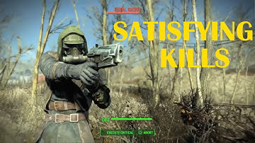 Fallout 4: Satisfying Kills Montage (Cathartic!)