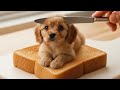 AI ASMR Animal Transformations on Toast | Creamy, Relaxing Morphs