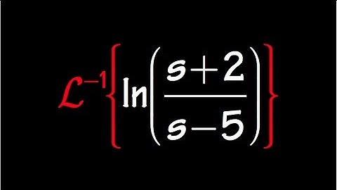 Inverse Laplace Transform, Sect 7.4#33