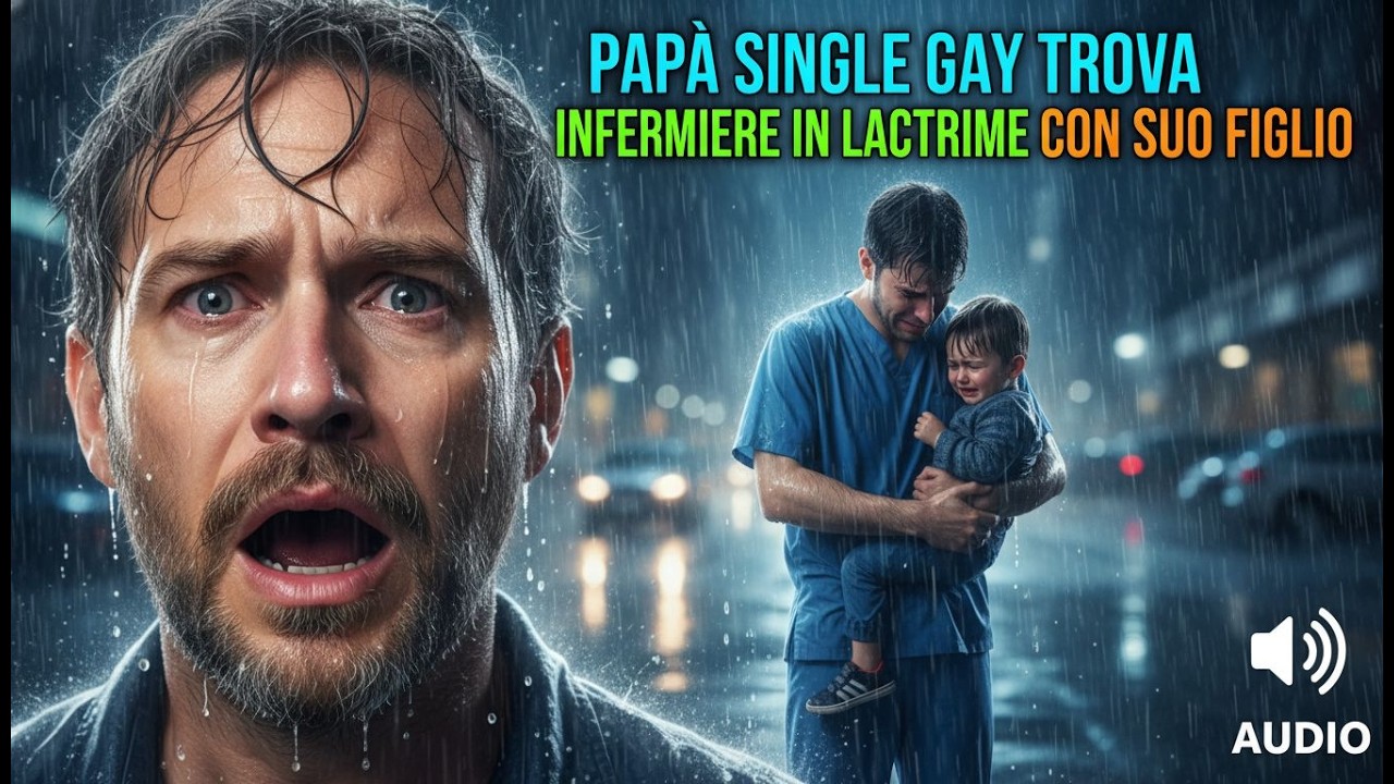 Papà single gay trova infermiere in lacrime con suo figlio sotto la pioggia – ignaro del tradimen...