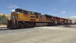 Union Pacific freight train through the Tehachapi Pass