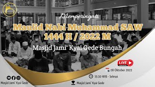 Peringatan Maulid Nabi Muhammad SAW 1444 H Masjid Jami Kyai Gede Bungah Gresik