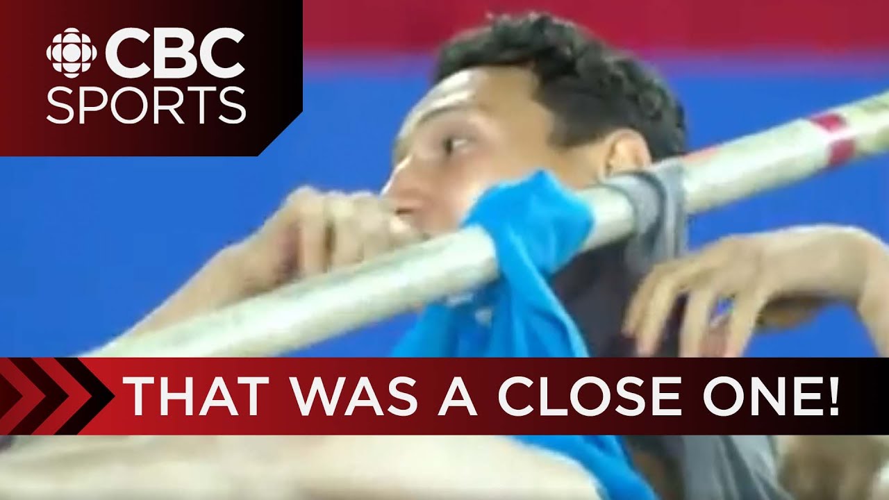 Pole Vaulter Nearly Impales Himself At Diamond League Rabat Youtube