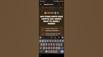 App Store Hosts Fake Crypto App: Here’s What to Know | MemeFi