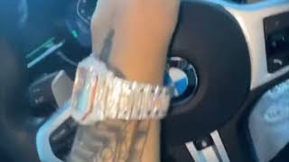 Kay Flock In Traffic By His Loney With A Foreign Whip And Expensive Watch