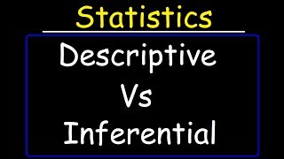 Descriptive Statistics vs Inferential Statistics