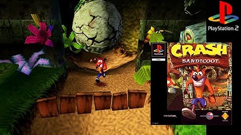 Crash Bandicoot PS1 gameplay (duckstation emulator)