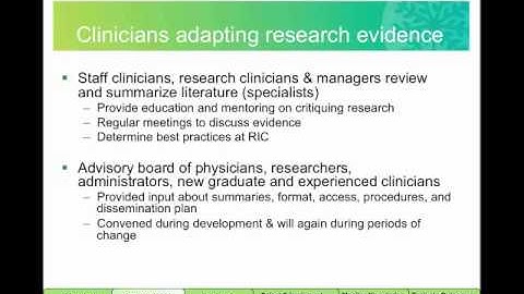 Module 4:Knowledge Translation Strategies: Implementation of Outcome Measurement Practice