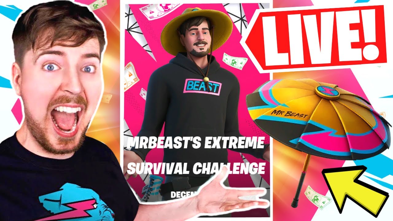 Play MrBeast's Challenge in Fortnite for an Opportunity to Earn