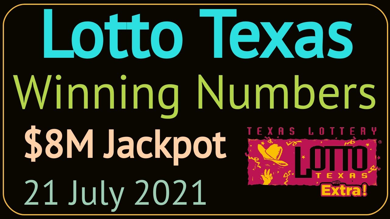 Today Lotto Texas Winning Numbers Wednesday 21 July 2021. Texas Lotto