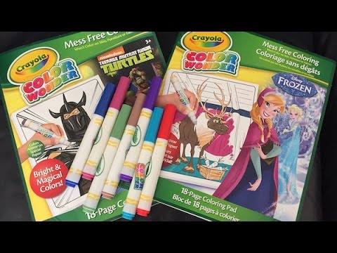 Crayola Color Wonder No Mess Coloring Review Youtube