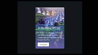 NFT Digital Product Animation Card | HTML CSS JS